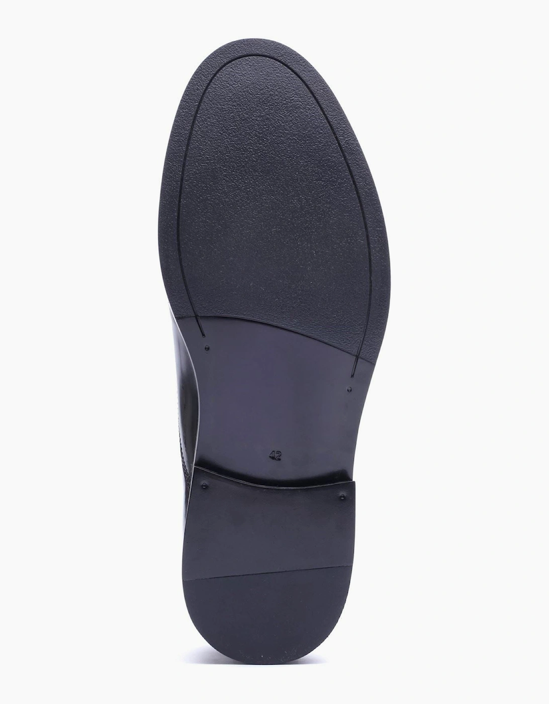 Base London Roma Leather Men's Black Oxford Shoes