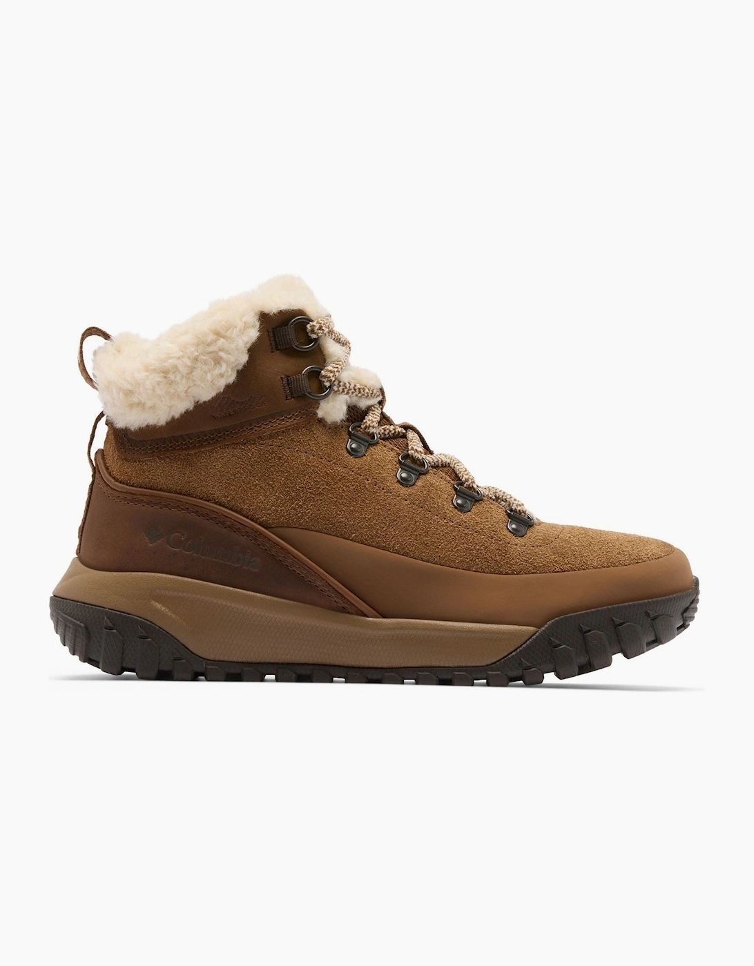 Columbia Burnsider Cozy Leather Women's Brown Hiking Boots