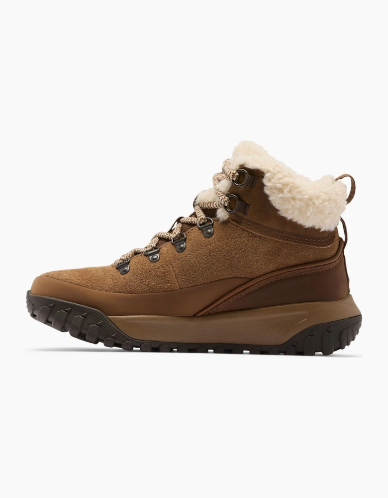 Columbia Burnsider Cozy Leather Women's Brown Hiking Boots