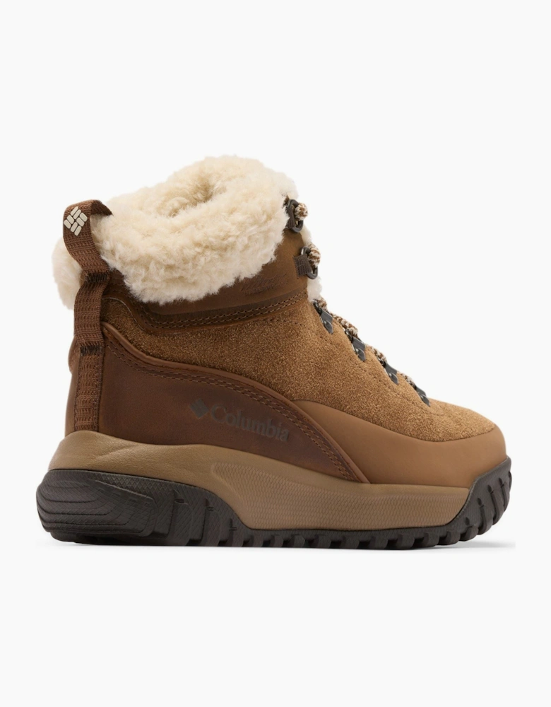 Columbia Burnsider Cozy Leather Women's Brown Hiking Boots