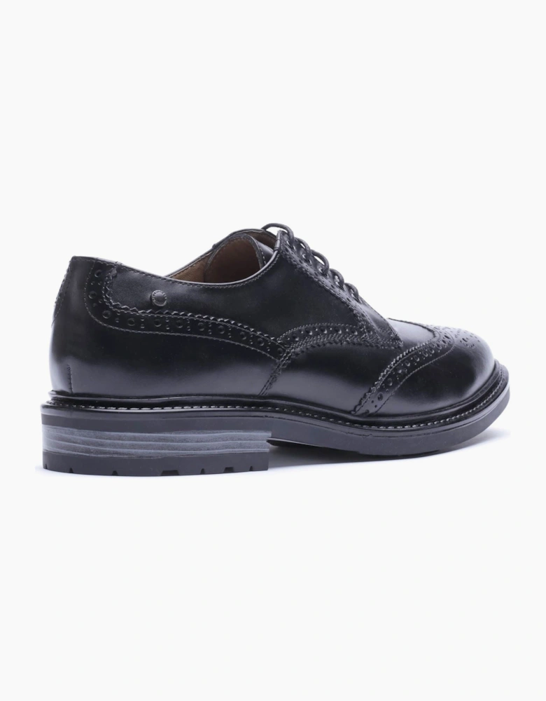 Base London Tanner Leather Men's Black Brogues Shoes