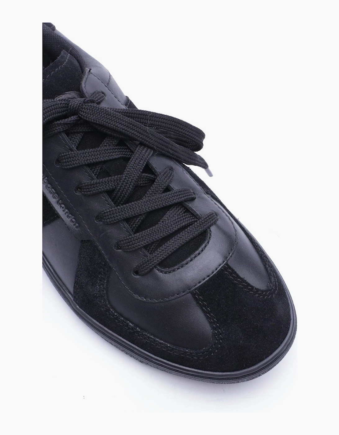 Base London Tommo Leather Men's Black Trainers