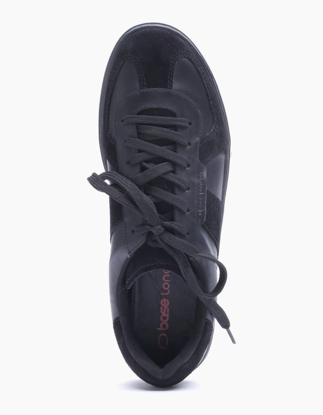 Base London Tommo Leather Men's Black Trainers