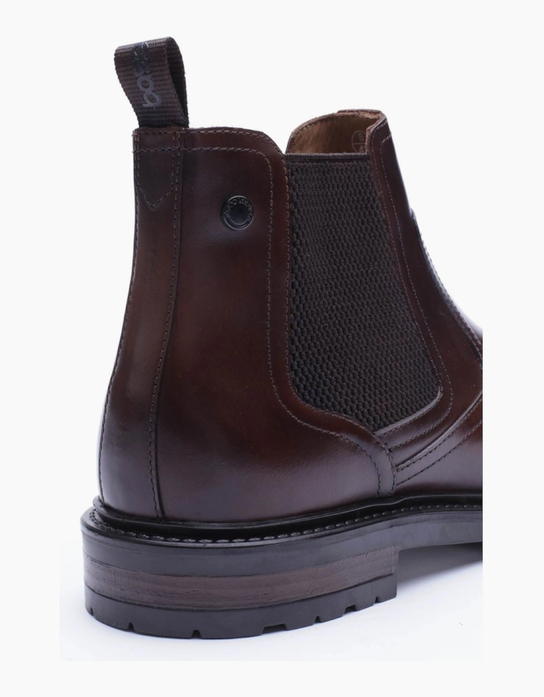 Base London Smith Leather Men's Brown Boots