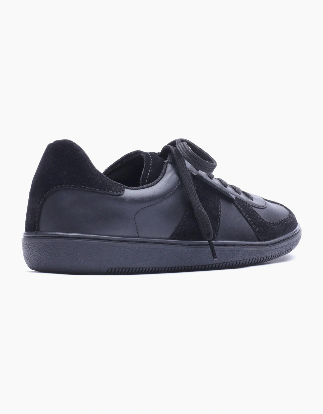 Base London Tommo Leather Men's Black Trainers