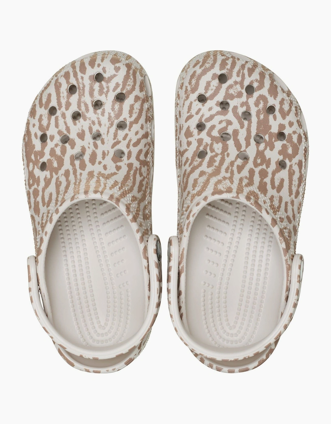 Crocs Classic Pop Animal EVA Women's Beige Clogs