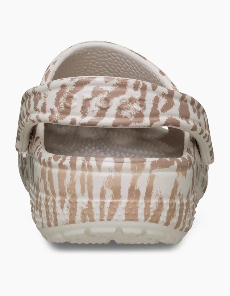 Crocs Classic Pop Animal EVA Women's Beige Clogs