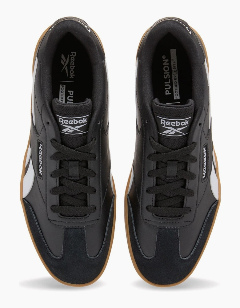 Reebok Forte Lounger Leather Men's Black/White/Gum Trainers