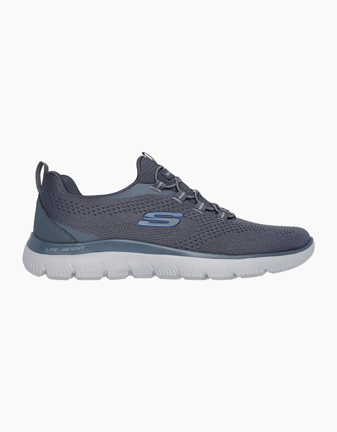 Skechers Summits Tallo Textile Men's Charcoal Trainers
