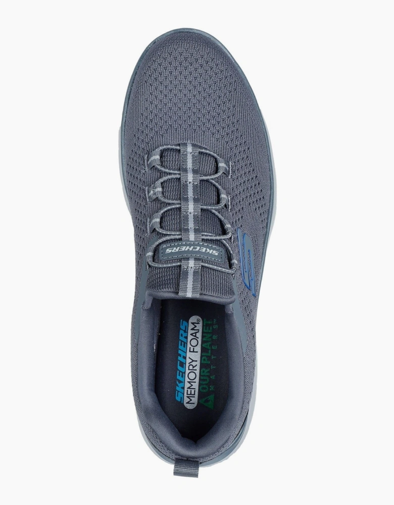 Skechers Summits Tallo Textile Men's Charcoal Trainers