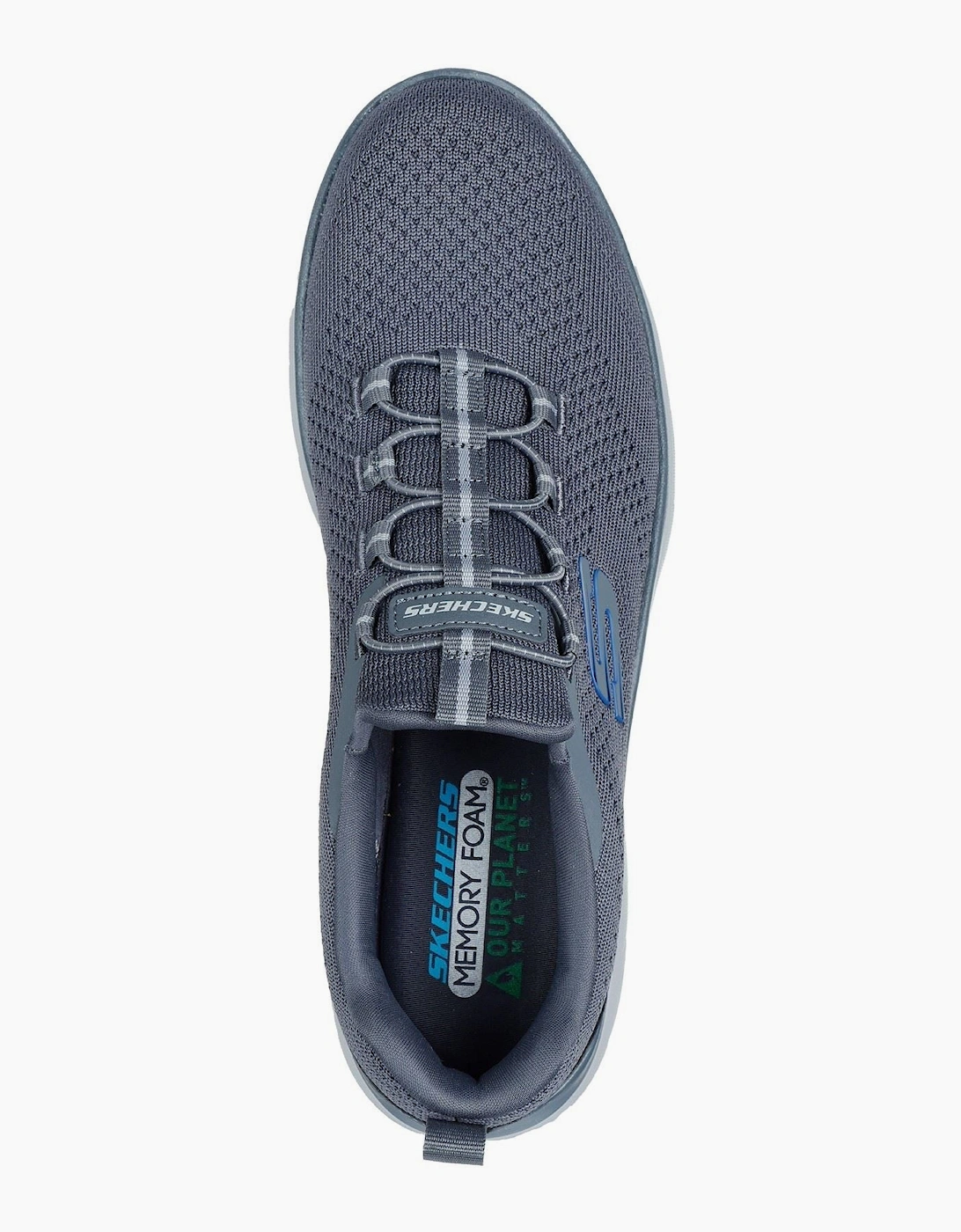 Skechers Summits Tallo Textile Men's Charcoal Trainers