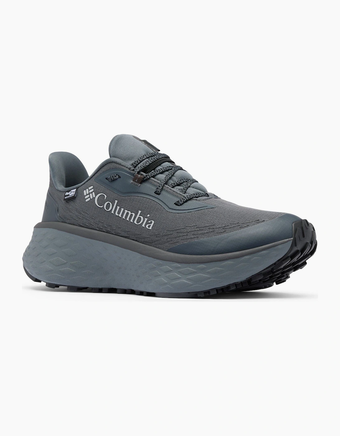 Columbia Men's Columbia Konos Trillium Walking Polyester Men's Graphite/Black Hiking Shoes - Grey