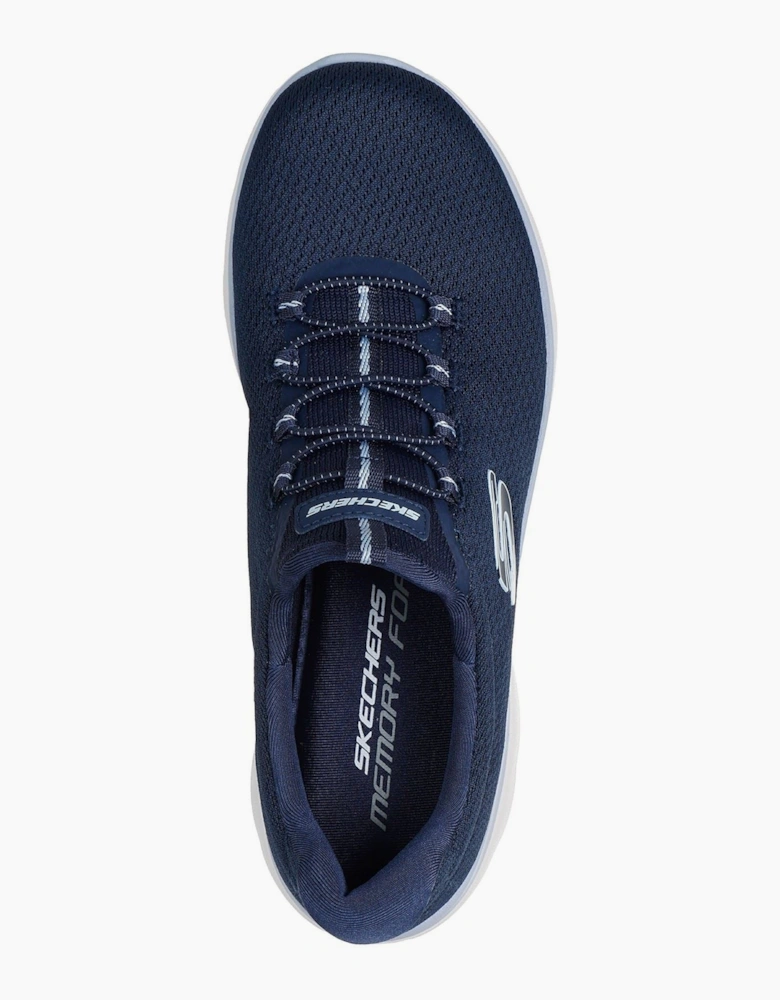 Skechers Summits Summer Blush Textile Women's Navy Trainers