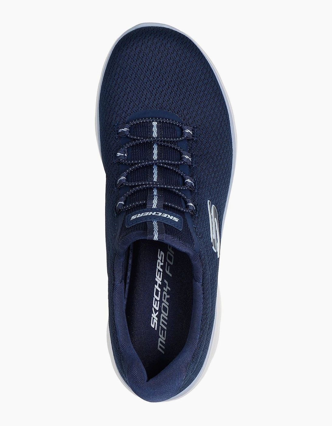 Skechers Summits Summer Blush Textile Women's Navy Trainers