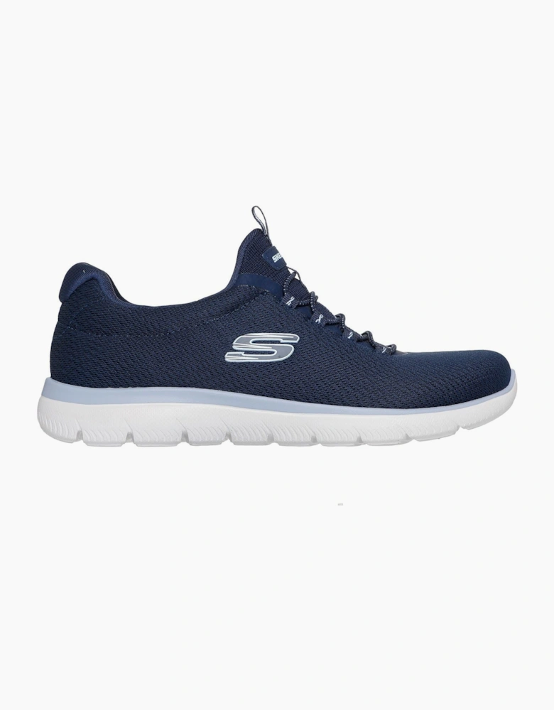 Skechers Summits Summer Blush Textile Women's Navy Trainers