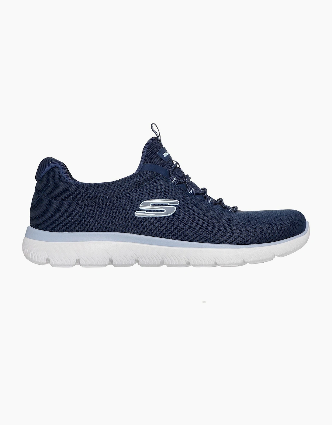 Skechers Summits Summer Blush Textile Women's Navy Trainers