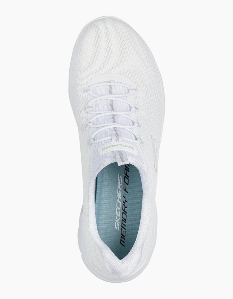 Skechers Summits Summer Blush Textile Women's White Trainers