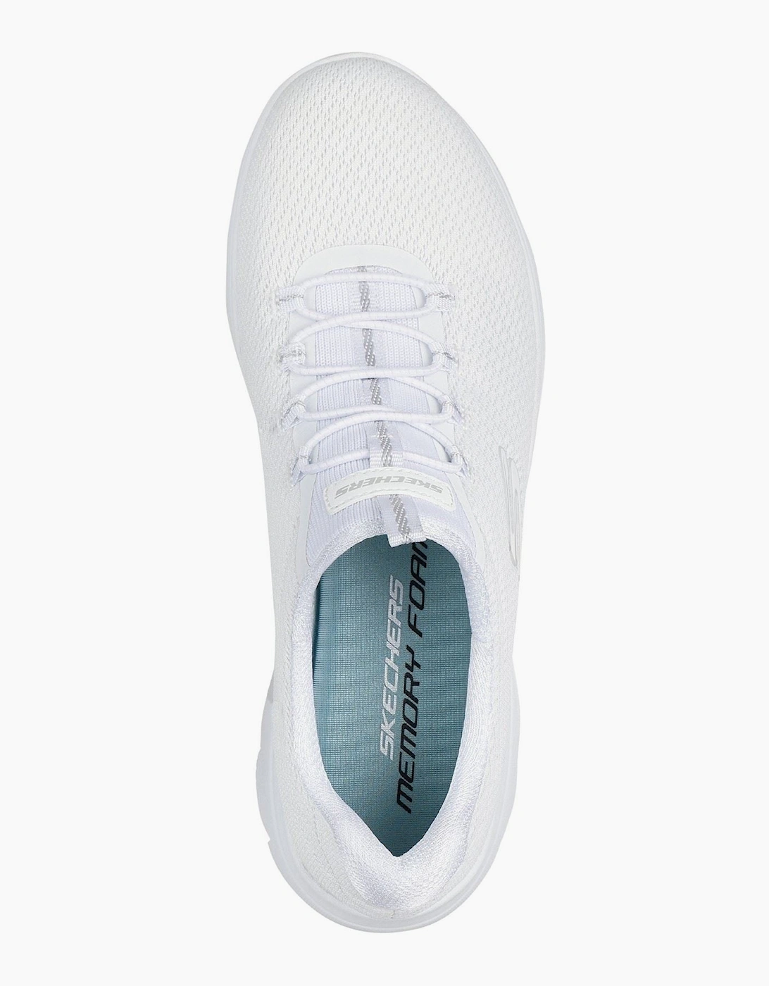 Skechers Summits Summer Blush Textile Women's White Trainers