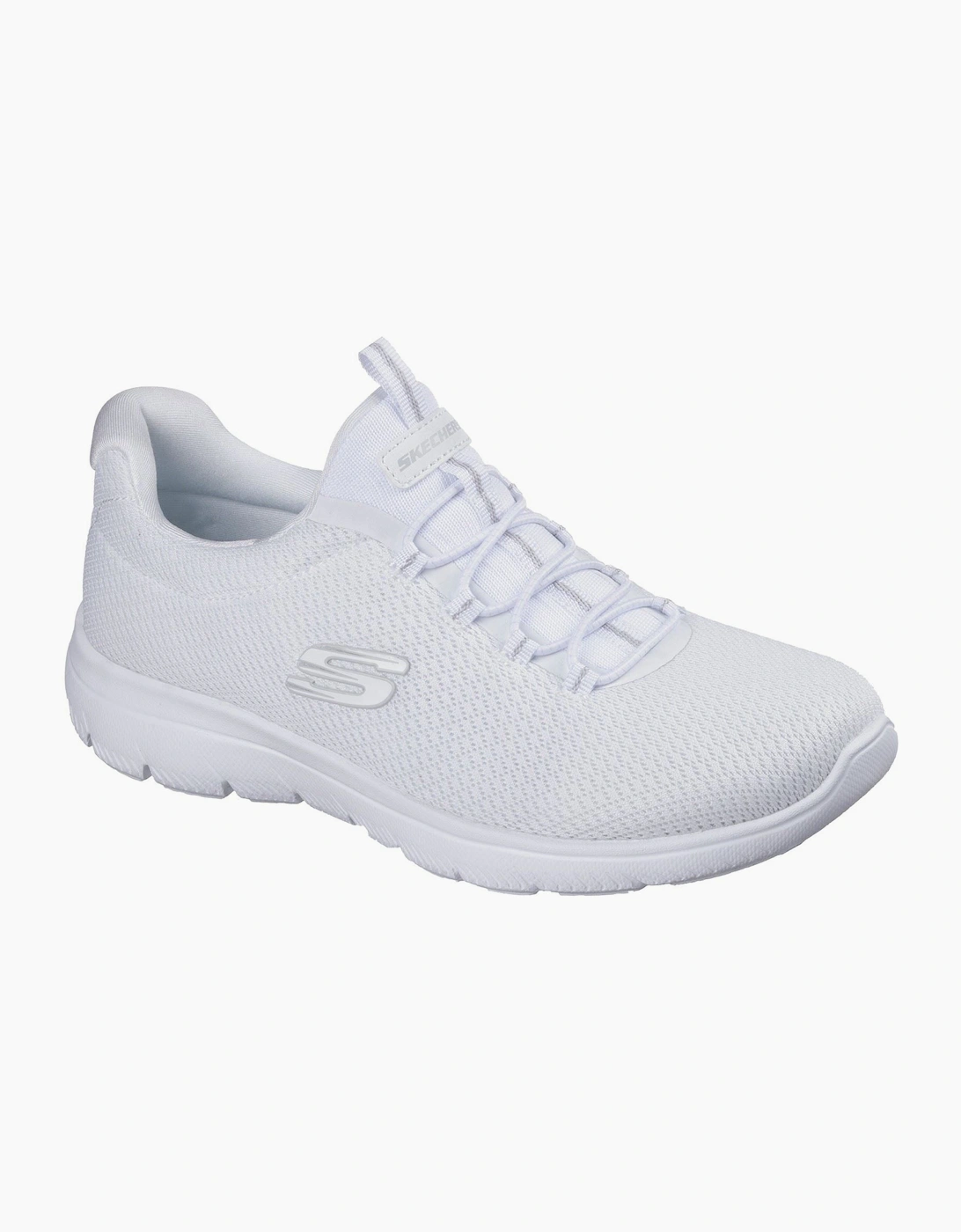 Skechers Summits Summer Blush Textile Women's White Trainers