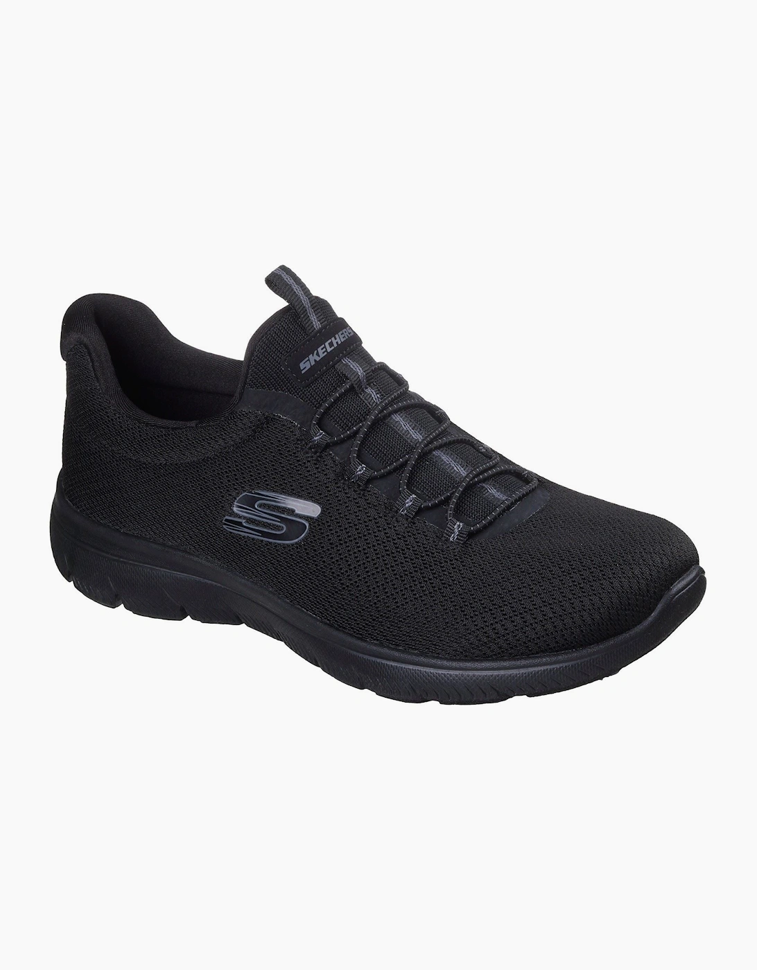 Skechers Summits Summer Blush Textile Women's Black Trainers