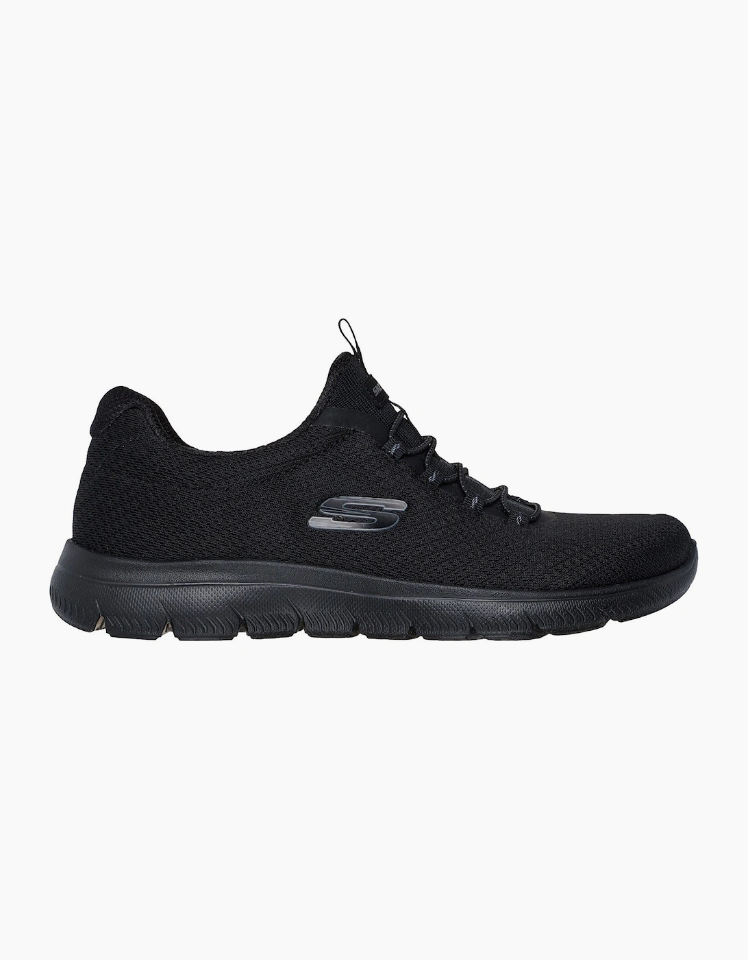 Skechers Summits Summer Blush Textile Women's Black Trainers