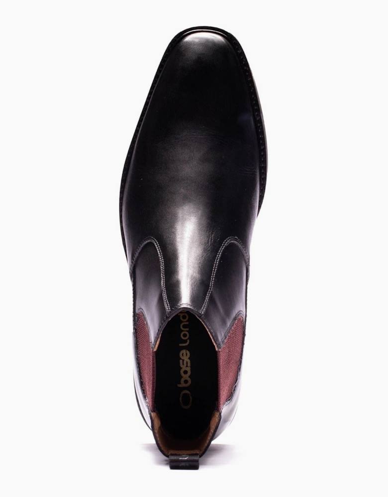 Base London Kensington Leather Men's Black Boots