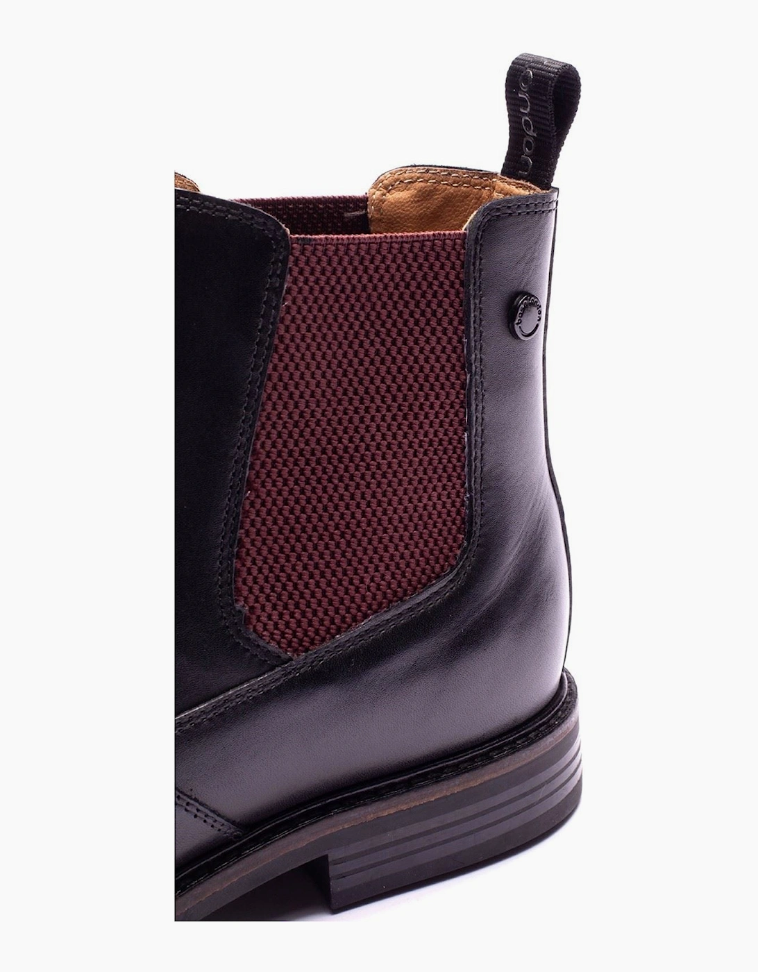Base London Kensington Leather Men's Black Boots