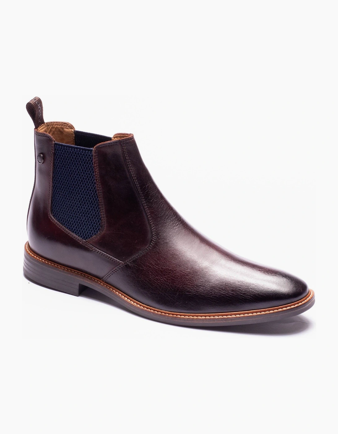 Base London Kensington Leather Men's Washed Brown Boots