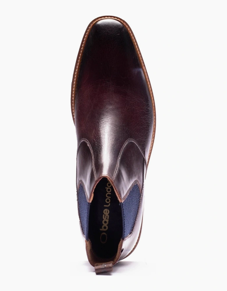 Base London Kensington Leather Men's Washed Brown Boots