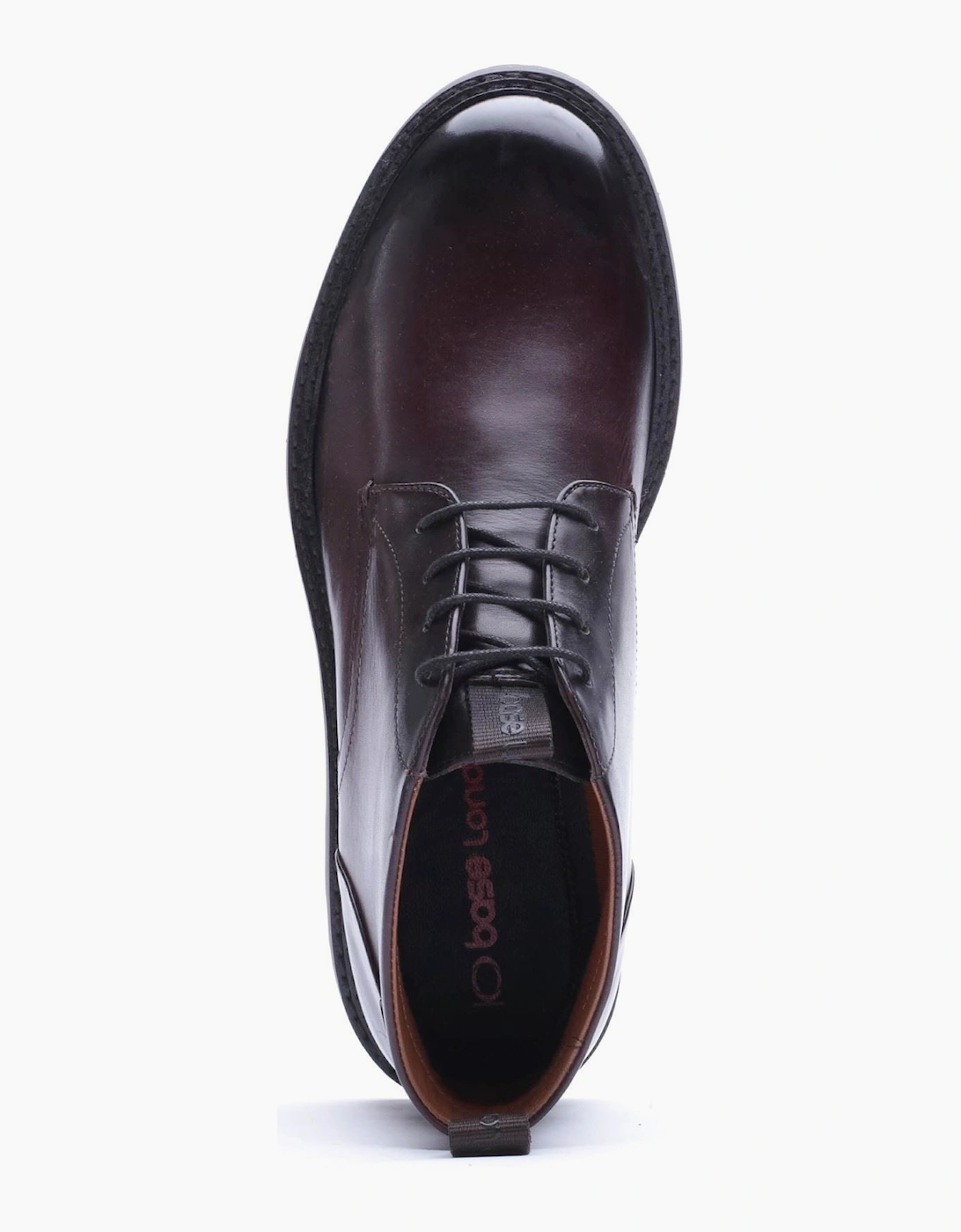 Base London Havoc Leather Men's Washed Brown Ankle Boots