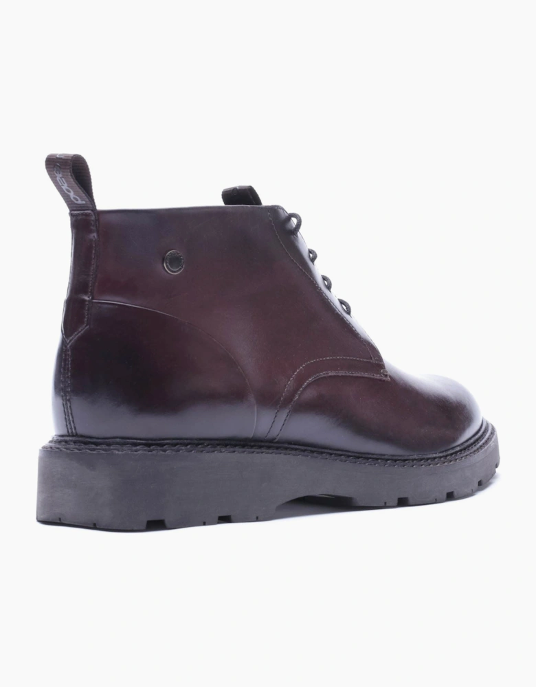 Base London Havoc Leather Men's Washed Brown Ankle Boots