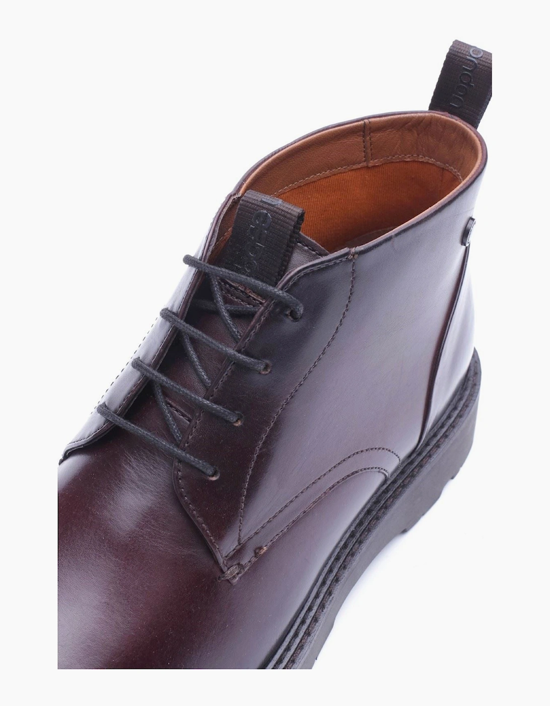 Base London Havoc Leather Men's Washed Brown Ankle Boots