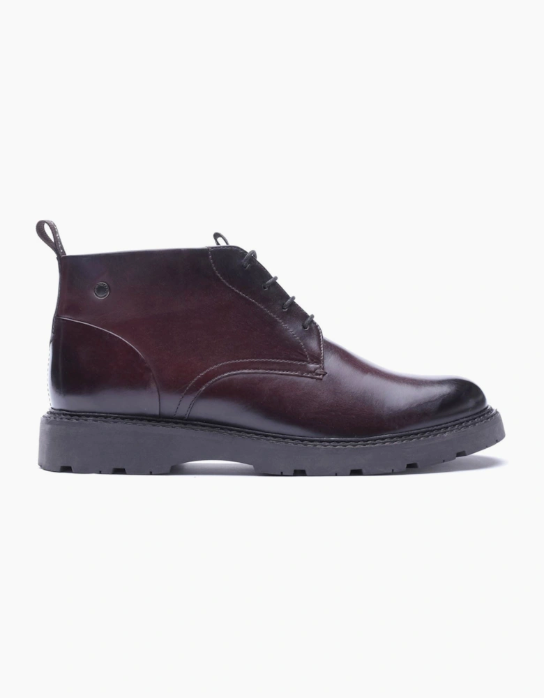 Base London Havoc Leather Men's Washed Brown Ankle Boots