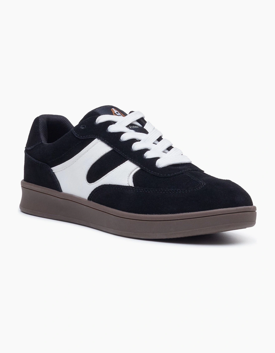 Hush Puppies Maura Suede Women's Black/White Trainers
