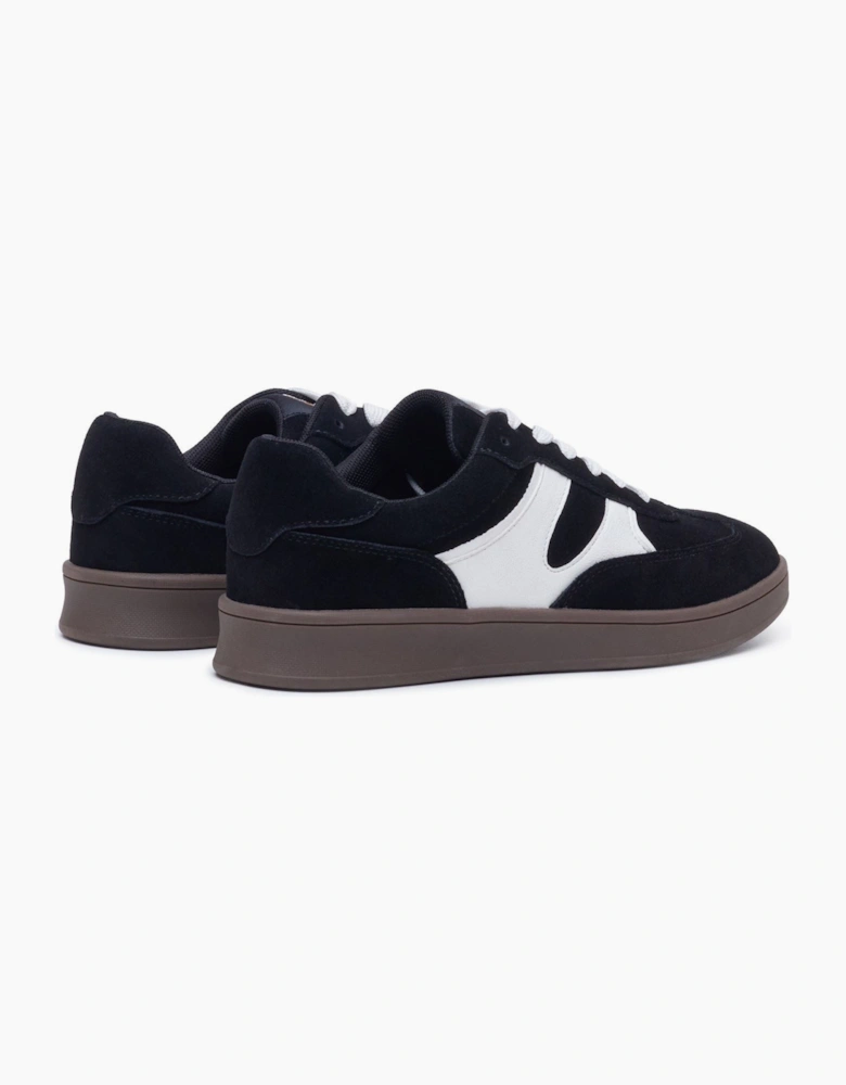 Hush Puppies Maura Suede Women's Black/White Trainers