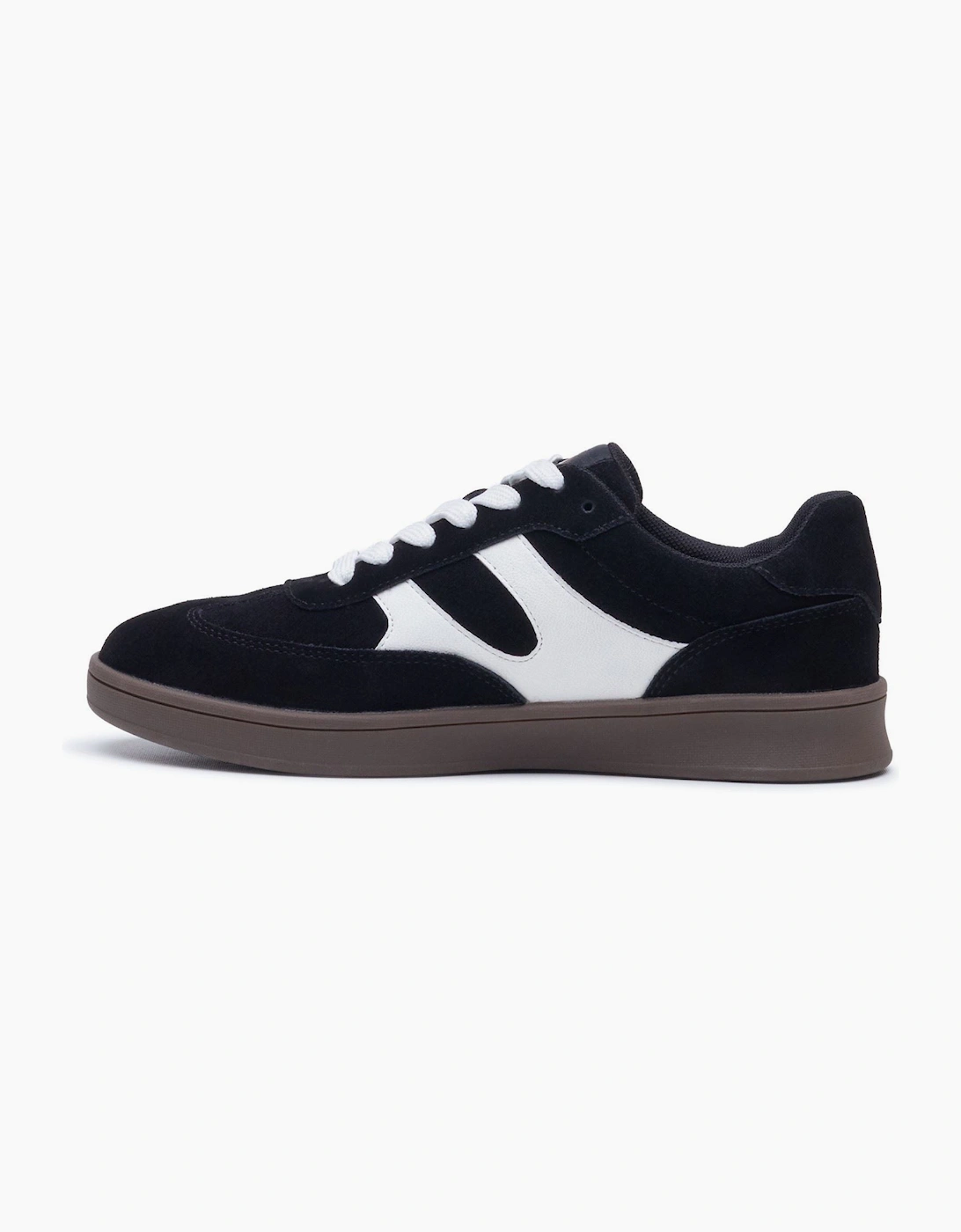 Hush Puppies Maura Suede Women's Black/White Trainers