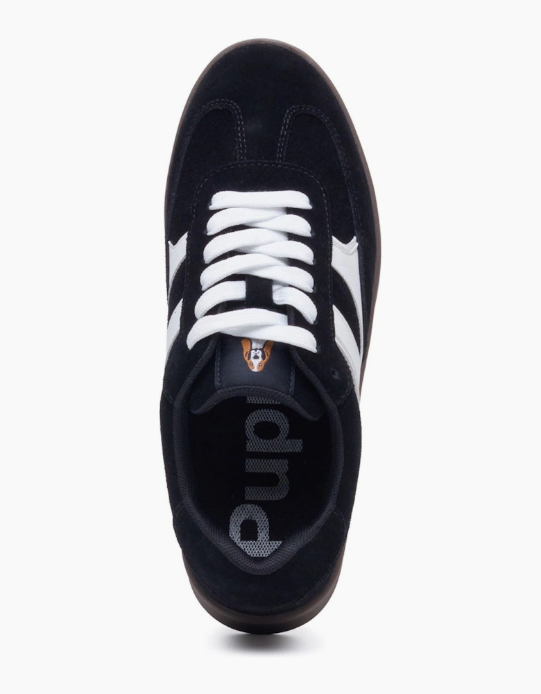Hush Puppies Maura Suede Women's Black/White Trainers