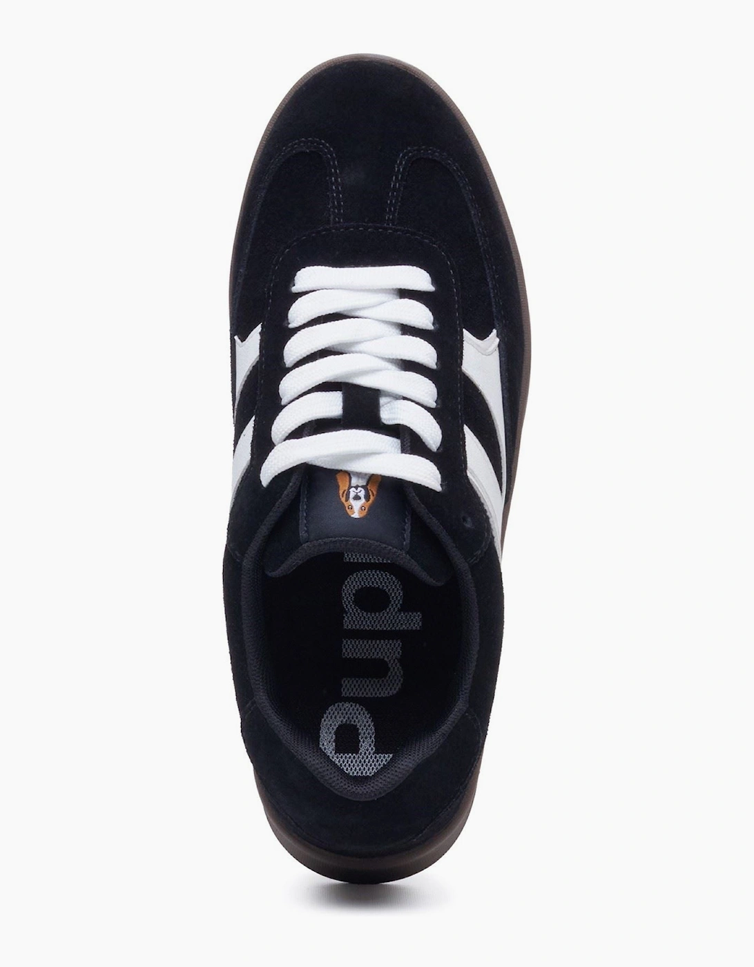 Hush Puppies Maura Suede Women's Black/White Trainers