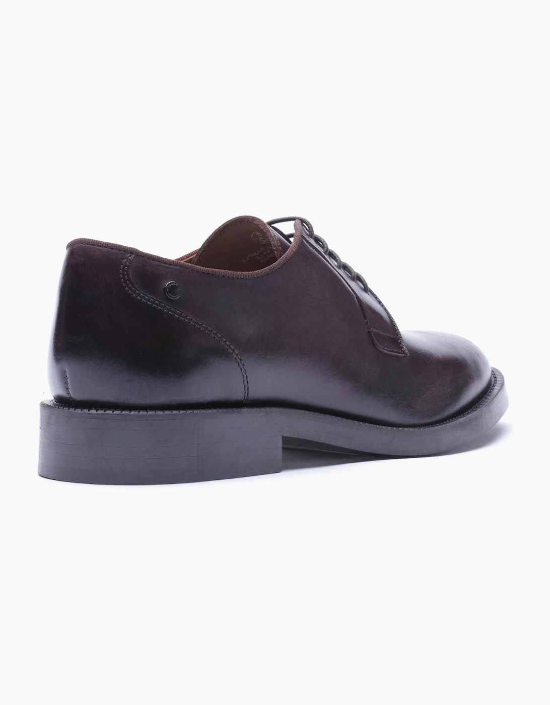 Base London Luca Leather Men's Washed Brown Derby Shoes