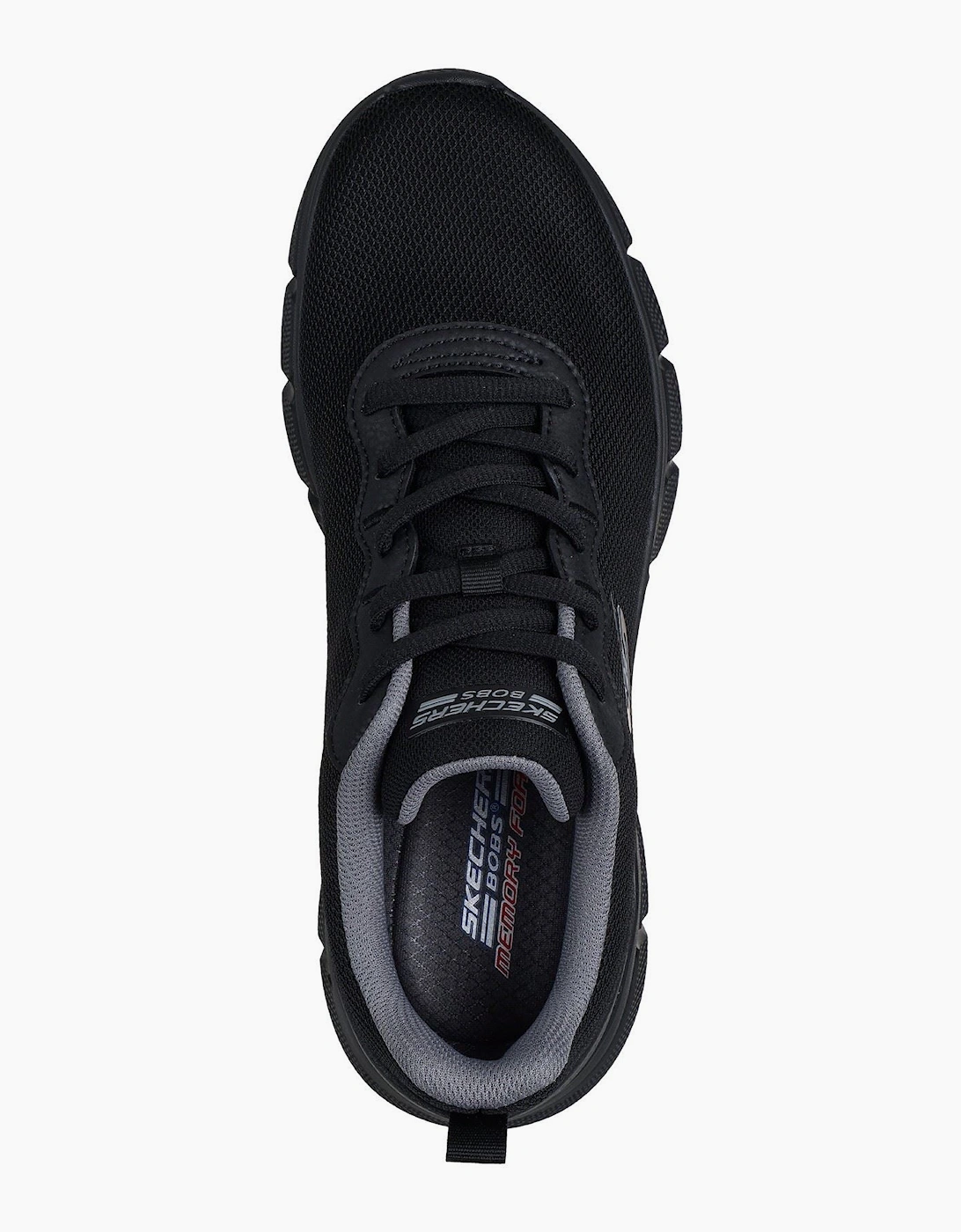 Skechers BOBS B Flex Icy Edge Textile Men's Black Trainers