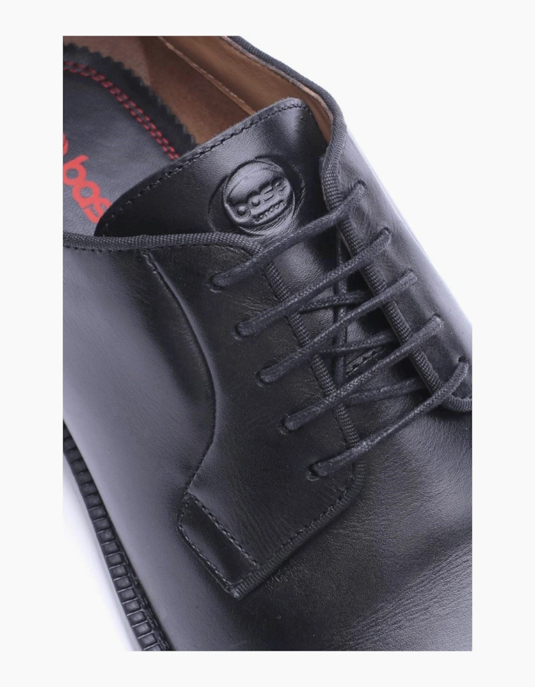 Base London Luca Leather Men's Black Derby Shoes