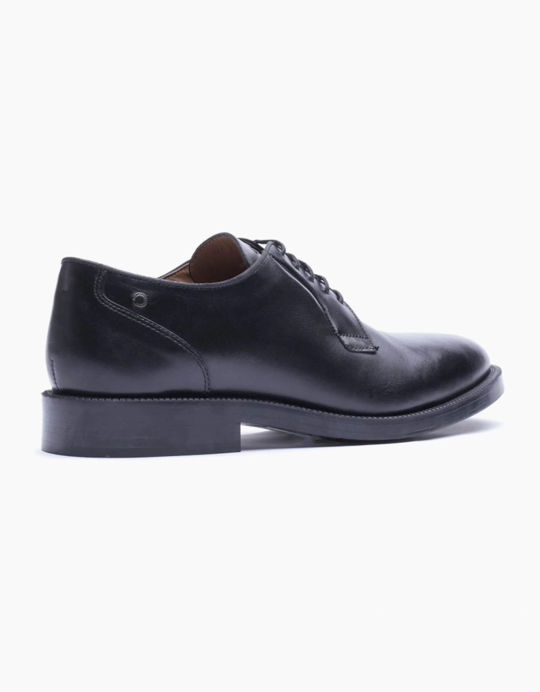 Base London Luca Leather Men's Black Derby Shoes