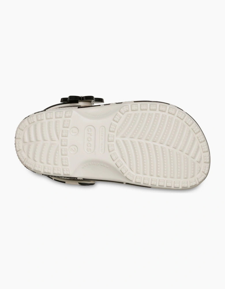 Crocs Classic Pop Petals EVA Girl's Summit White/Black Clogs