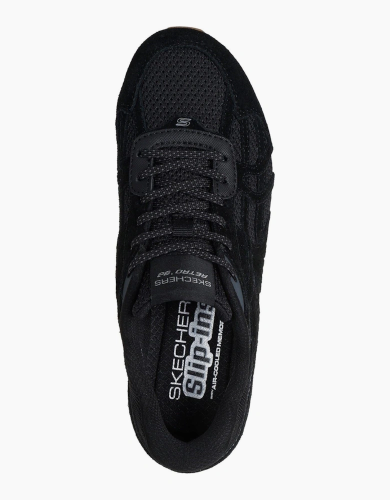Skechers Retro Lite Oshare Leather Women's Black Trainers