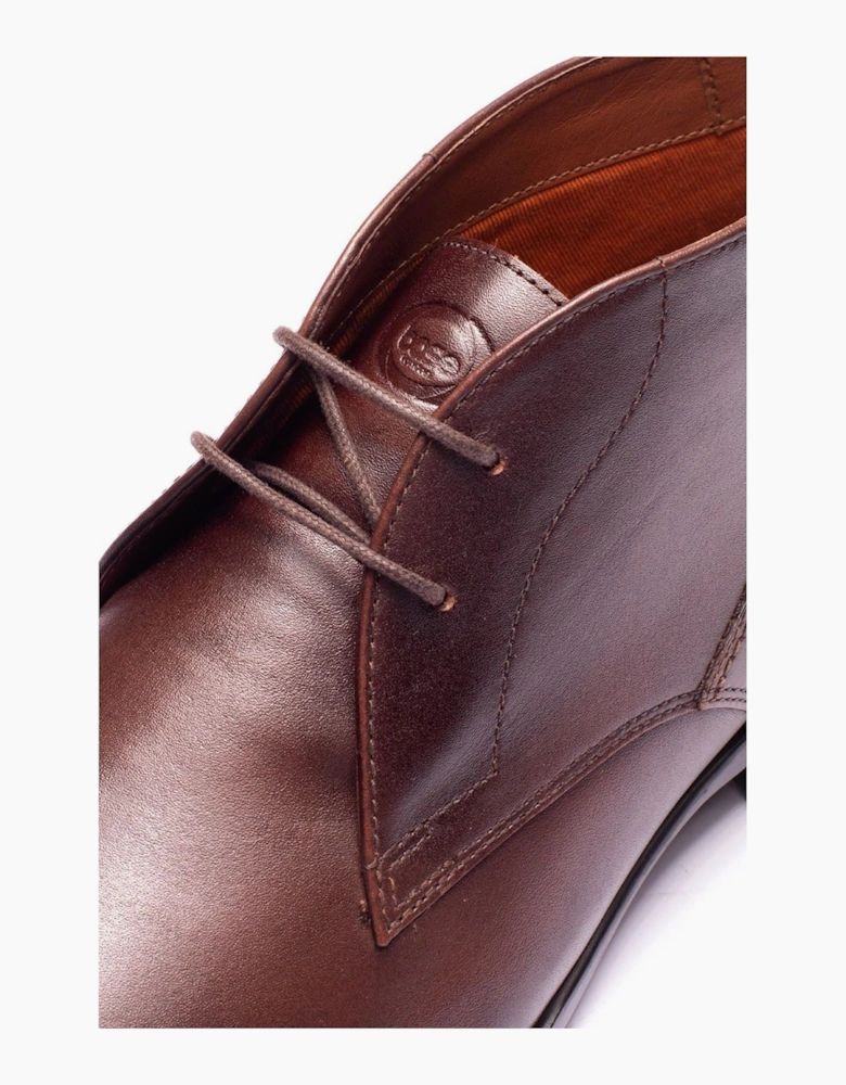 Base London Archer Leather Men's Brown Ankle Boots