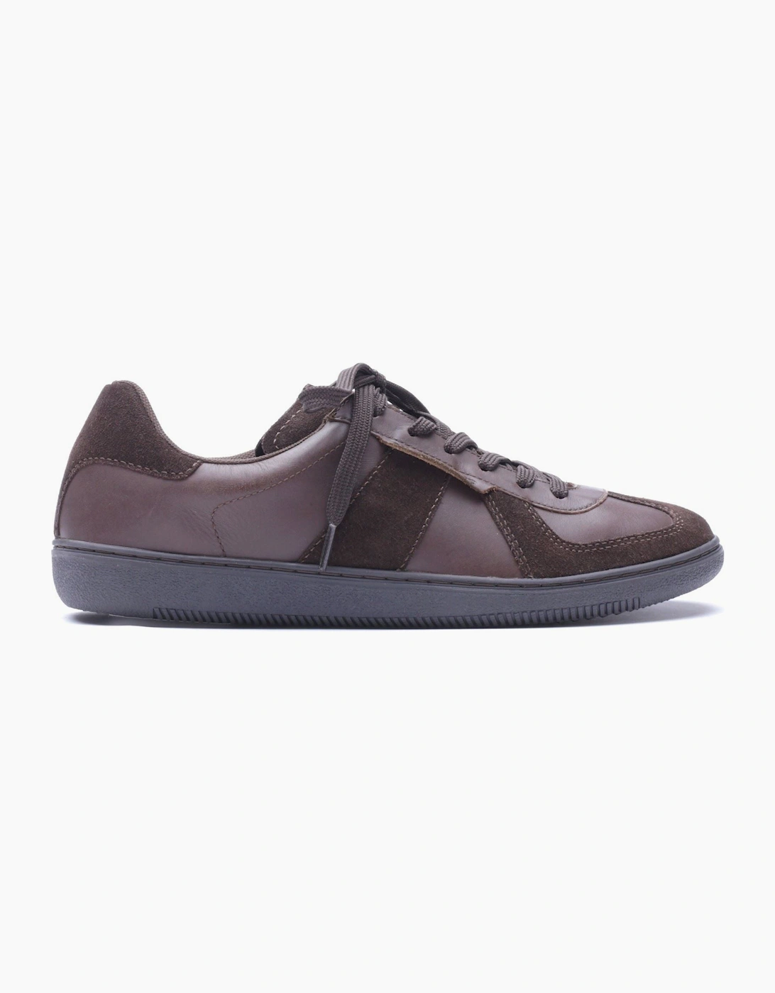 Base London Tommo Leather Men's Brown Trainers
