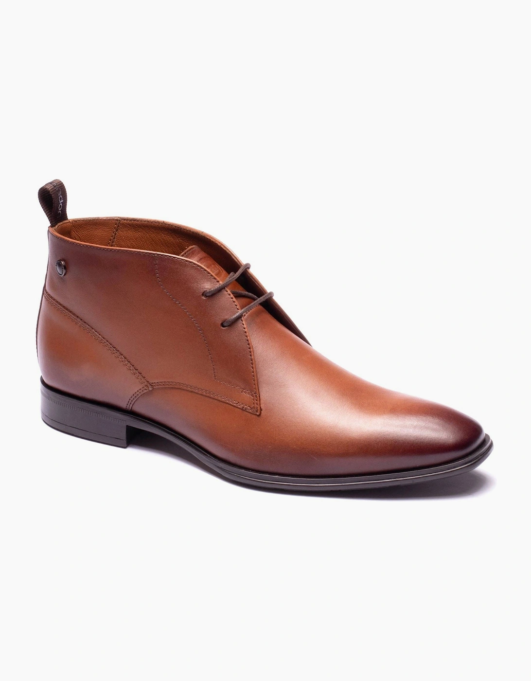 Base London Archer Leather Men's Tan Ankle Boots