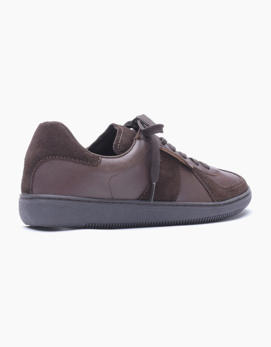 Base London Tommo Leather Men's Brown Trainers