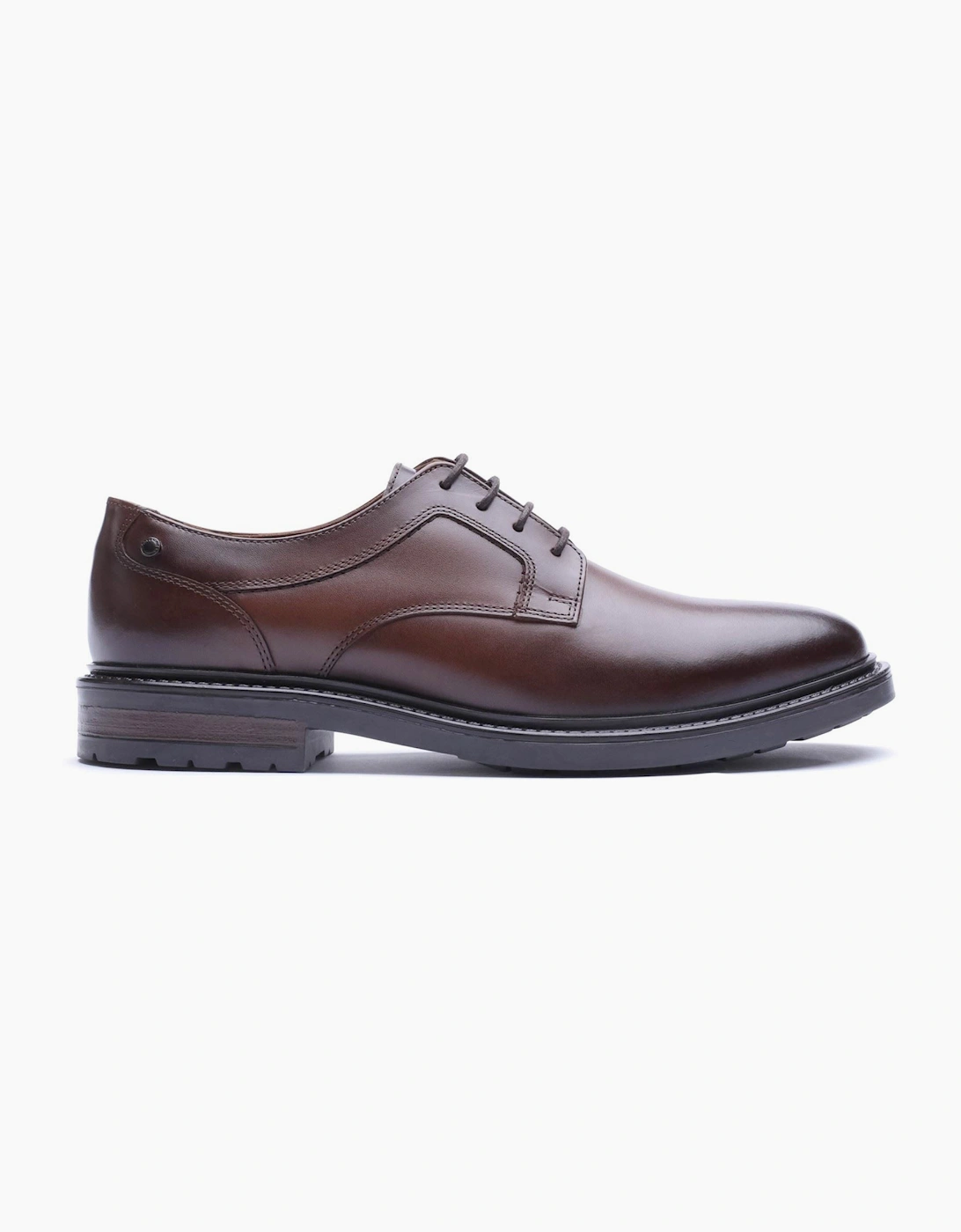 Base London Carter Leather Men's Brown Derby Shoes