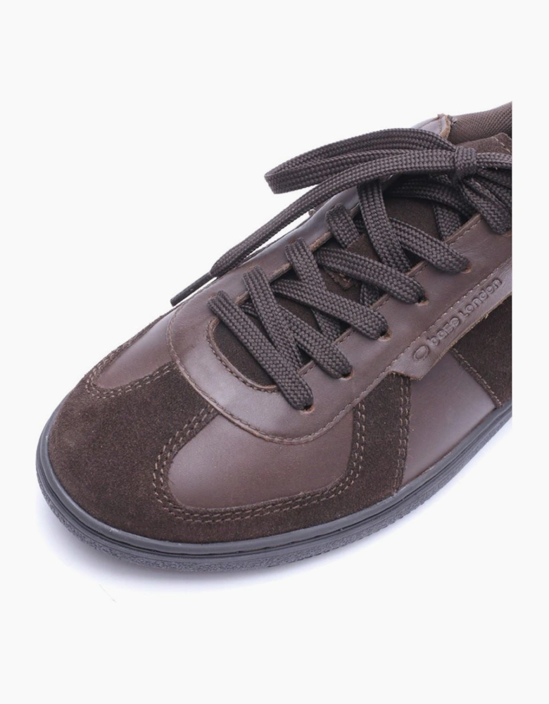 Base London Tommo Leather Men's Brown Trainers
